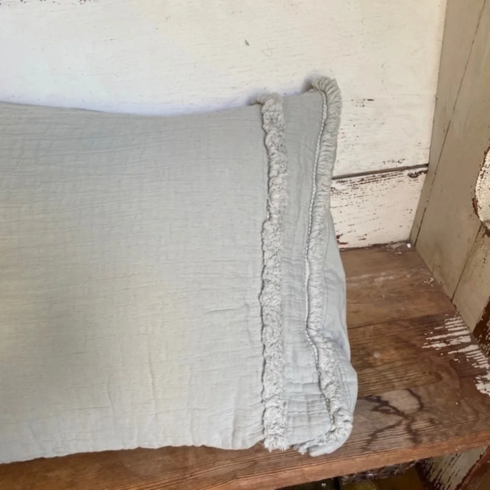 Anthropologie Grey Landyn Pillow Sham